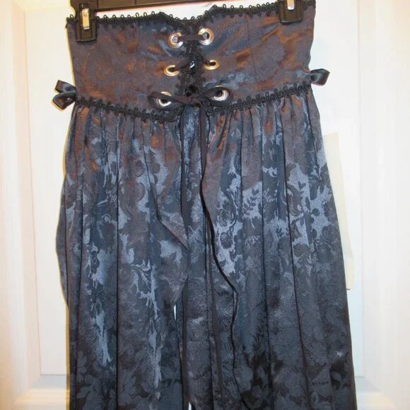 Vintage Jeannie Nitro With Tag Brocade Skirt, Pointy Witchy Goth Vampire Small - Picture 11 of 16